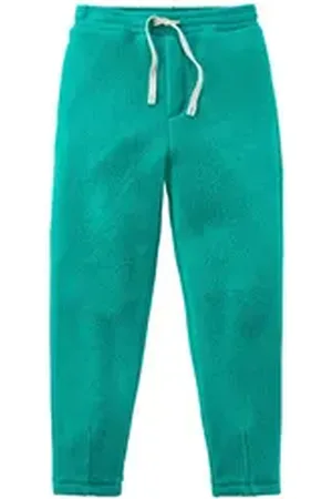 hessnatur Fleecehose Regular aus reiner Bio-Baumwolle (1-tlg) grün 122/128