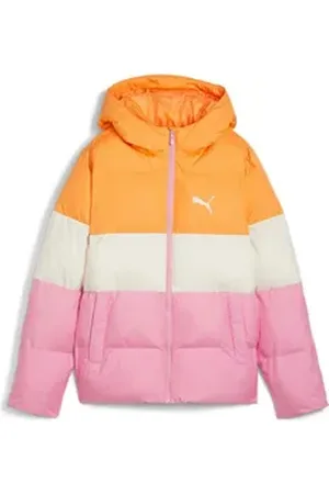 PUMA Winterjacke Kinder Steppjacke Poly Hooded Puffer Jacket 626502 rosa 140
