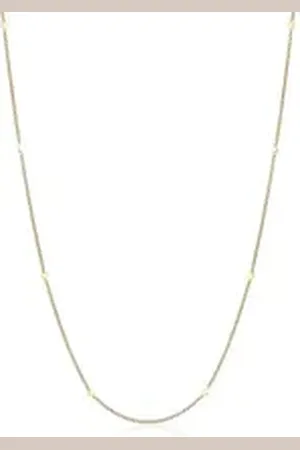 Elli Kette ohne Anhänger Basic Erbskette Coin Plättchen 925 Silber goldfarben