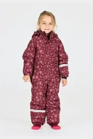 ZigZag Schneeoverall Tower mit wasser- und winddichter TPU-Membran rot 92