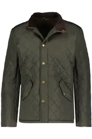Barbour Steppjacke Herren Steppjacke POWELL QUILT (1-St) grün XL