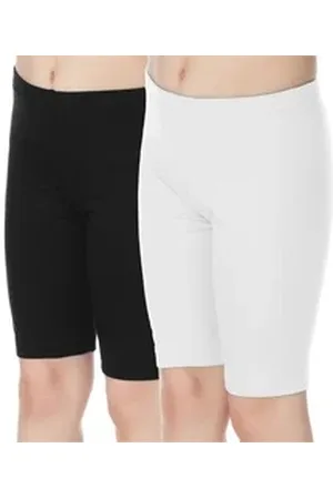 Merry Style Leggings Mädchen Kurze Leggings aus Viskose MS10-132 2-Pack (2-tlg) elastischer Bund schwarz 110