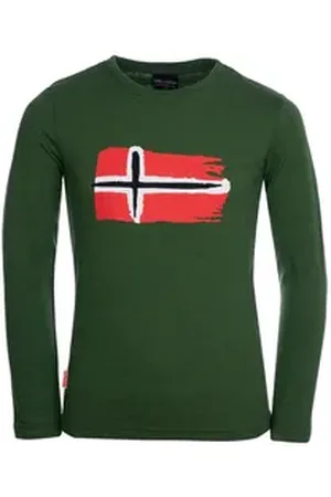 TROLLKIDS Longsleeve Oslo grün 110