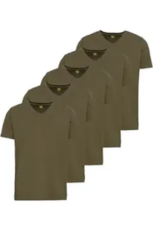 Wald & Forst T-Shirt T-Shirts 5er-Pack grün 4XL