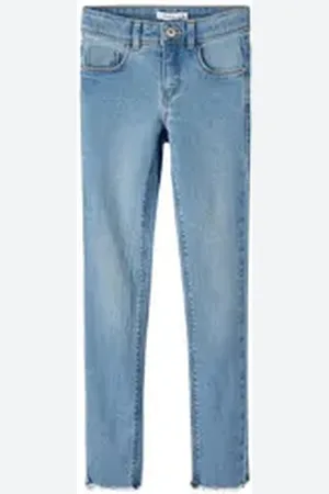 NAME IT Slim-fit-Jeans NKFPOLLY SKINNY JEANS 1191-IO blau 146