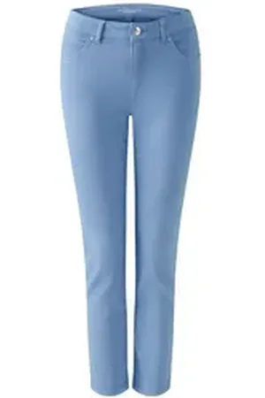 Oui Bequeme Jeans blau 44