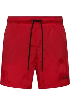 HUGO BOSS Badeshorts Haiti mit Seitentaschen rot M
