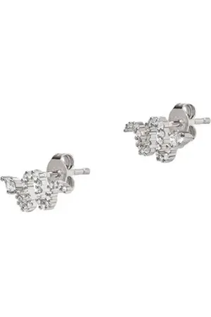 Emporio Armani Paar Ohrstecker Damen-Ohrstecker 925er Silber silberfarben