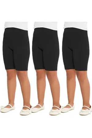 Merry Style Leggings Mädchen Kurze Hose Radlerhose MS10-227 (1-tlg) aus Baumwolle schwarz 128