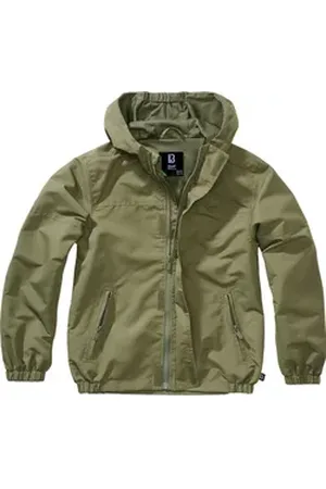 Brandit Brandit Funktionsjacke Kids Summer Frontzip Windbreaker grün 170/176