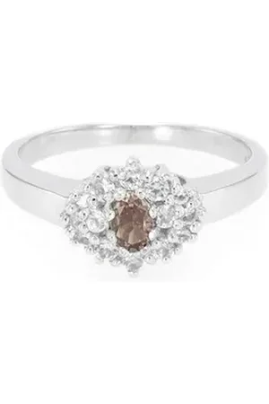 Cavill Silberring Schicker tansanischer Farbwechsel-Granat 925 Silber Ring (1-tlg) beige|silberfarben