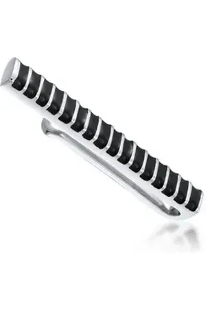 Kuzzoi Krawattennadel Krawattennadel Emaille Modern 925 Silber silberfarben