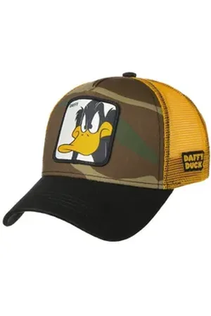 Capslab Trucker Cap (1-St) Basecap Snapback grün
