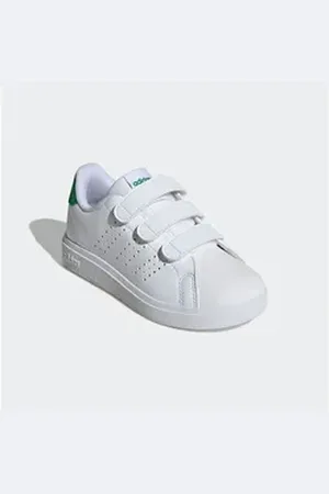 adidas Sportswear ADVANTAGE BASE 2.0 KIDS Klettschuh Design auf den Spuren des Stan Smith weiß 30 EU