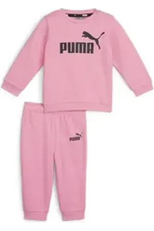 PUMA Trainingsanzug Baby Jogginganzug Minicats ESS Crew Jogger 846141 rosa 92
