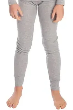 Black Snake Thermounterhose Thermounterhose für Kids: Warm, atmungsaktiv & für Outdoor-Aktivitäten (1-St) Kinder Thermounterwäsche Unterhose grau 134-140