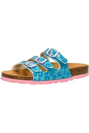 LICO Pantolette Bioline Kids Hausschuh blau 27 EU