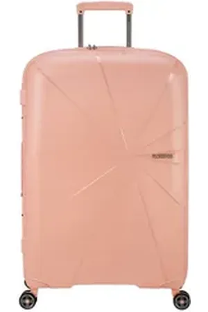 American Tourister ® Hartschalen-Trolley STARVIBE 77, 4 Rollen, Koffer Reisegepäck Koffer groß Reisekoffer TSA-Zahlenschloss beige