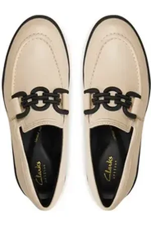 Clarks Halbschuhe Loriini Izzy 26179804 Écru Schnürschuh beige 41 EU
