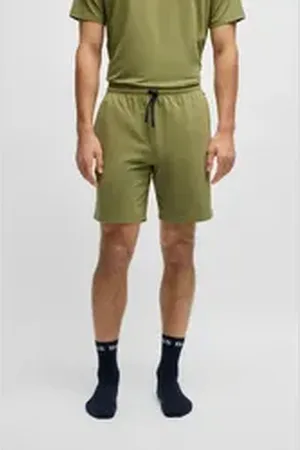HUGO BOSS Sweatshorts Mix&Match Short CW mit Eingriffstaschen grün M (50)