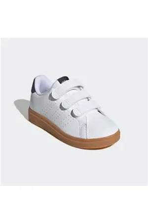 adidas Sportswear ADVANTAGE BASE 2.0 KIDS Klettschuh Design auf den Spuren des Stan Smith weiß 30 EU