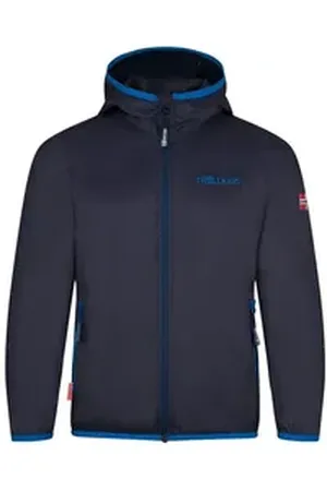 TROLLKIDS Regenjacke KIDS TROLLTUNGA JACKET leicht & klein verpackbar & wasserdicht blau 164