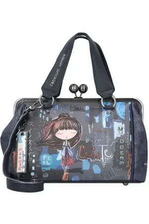 Anekke Henkeltasche Contemporary, Polyurethan blau