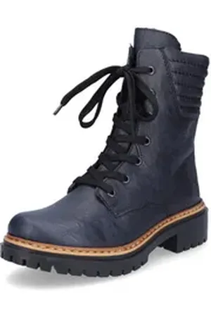 Rieker Damen Schnürboot blau Schnürboots blau 38 EU