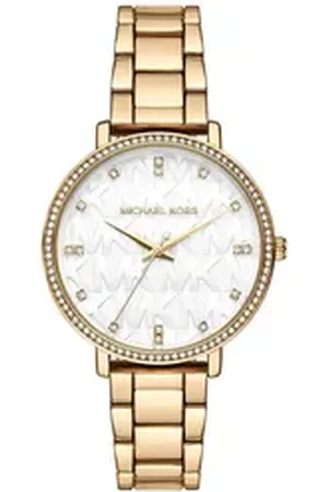 Michael Kors Quarzuhr MK4666 Damen-Uhr Pyper Analog Quarz mit Edelstahl-Armband Goldton