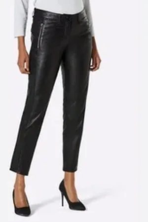 Mainpol Jerseyhose Lammnappa-Lederhose Innenbeinlänge ca. 69 cm schwarz 19