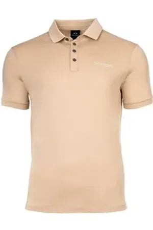 Giorgio Armani ARMANI EXCHANGE Poloshirt Herren Poloshirt Baumwolle braun XL