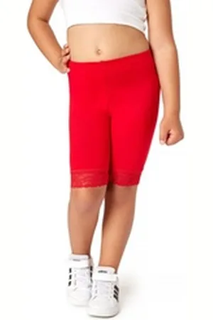 Merry Style Leggings Mädchen Kurze Hose MS10-434 (1-tlg) aus Viskose rot 146