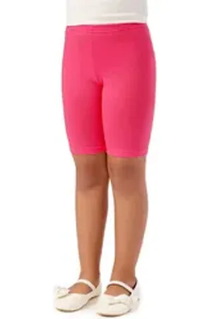 Merry Style Leggings Mädchen Kurze Hose Radlerhose MS10-227 (1-tlg) aus Baumwolle rosa 128