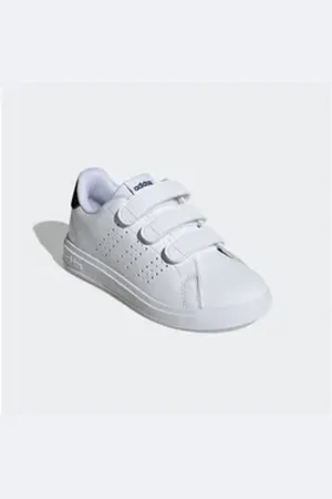 adidas Sportswear ADVANTAGE BASE 2.0 KIDS Klettschuh Design auf den Spuren des Stan Smith weiß 31 EU