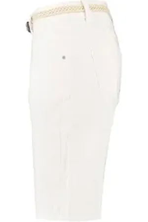 Hailys Jeansshorts Mina (1-tlg) Plain/ohne Details weiß M
