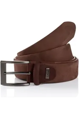 Cinque Ledergürtel TORTOLI Veloursleder-Optik braun 110