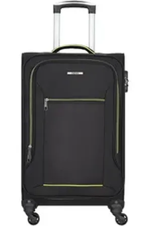 Nowi Weichgepäck-Trolley Sevilla, 4 Rollen, Polyester schwarz