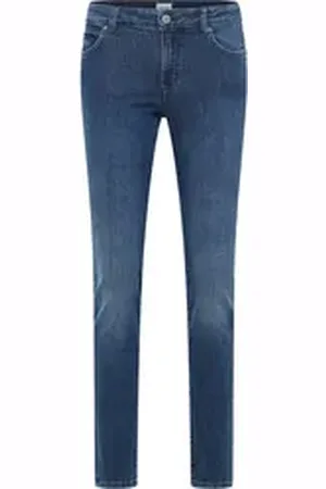 Mustang Slim-fit-Jeans Damen Style Crosby Relaxed Slim blau 31