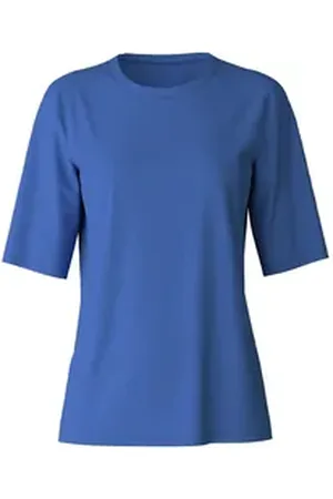 Calida Kurzarmshirt Favourites Sleep Damen (1-tlg) blau XL (52/54)