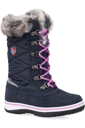 TROLLKIDS Girls Holmenkollen Snow Boots Winterstiefel blau 37 EU