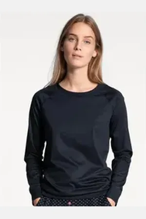 Calida Langarmshirt blau M