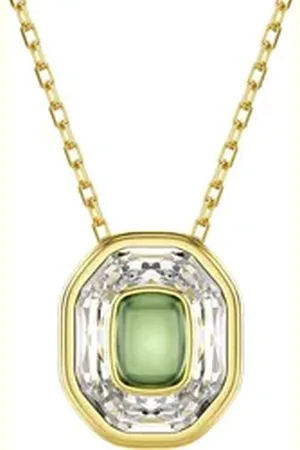 Swarovski Kette mit Anhänger Schmuck Geschenk Chroma Anhänger, 5705580, mit ® Kristall gelb|goldfarben|grün