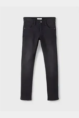 NAME IT Regular-fit-Jeans Slim Fit Denim Jeans NKMSILAS NKMSILAS XSLIM JEANS 2002-TX NOOS schwarz 122