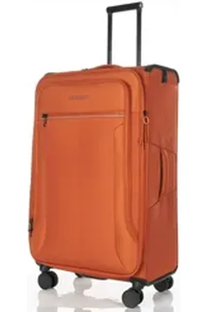 Verage Koffer Toledo III, Erweiterbar Hartschalenkoffer, 4 Rollen, TSA-Schloss, Travel, Zahlenschloss, Handgepäck-Koffer S/M/L/Set orange 48 cm x 82 cm x 30 cm