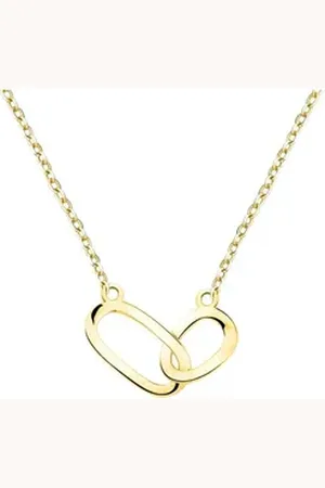 Sofia Milani Kette mit Anhänger Geo, 925 Silber Damen Schmuck - N0706 silberfarben