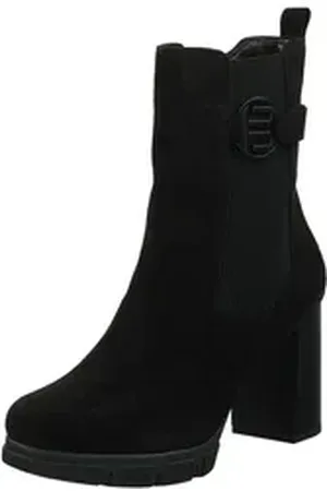Bagatt Stiefelette Veloursleder High-Heel-Stiefelette schwarz 38 EU
