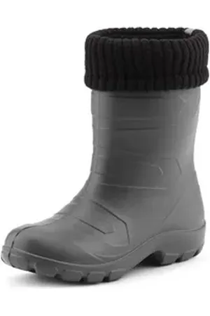 Ladeheid Kinder federleichte EVA Thermo Gummistiefel gefüttert LA845KIDS Gummistiefel schwarz 34