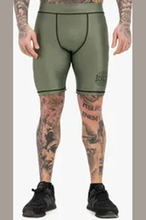 Benlee Rocky Marciano Trainingsanzug Bossburn Funktionsshorts schmale Passform grün XL