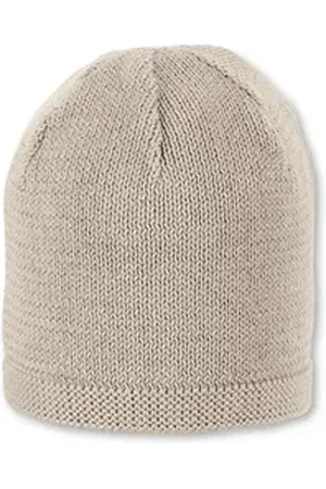 Sterntaler ® Strickmütze OCS Strickmütze (1-St., Wintermütze gefütterte und ideal für kalte Tage) Strick Beanie Kinder aus weicher Baumwolle unifarben 43 cm