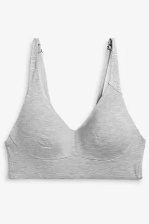 Next Bügelloser BH Ultimate Comfort Langer, wattierter BH ohne Bügel (1-tlg) grau 90